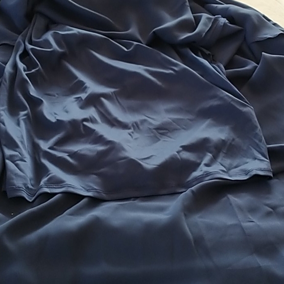 Express Cold Shoulder Hi-Low Navy  Dress, Sz 00 - Picture 10 of 11